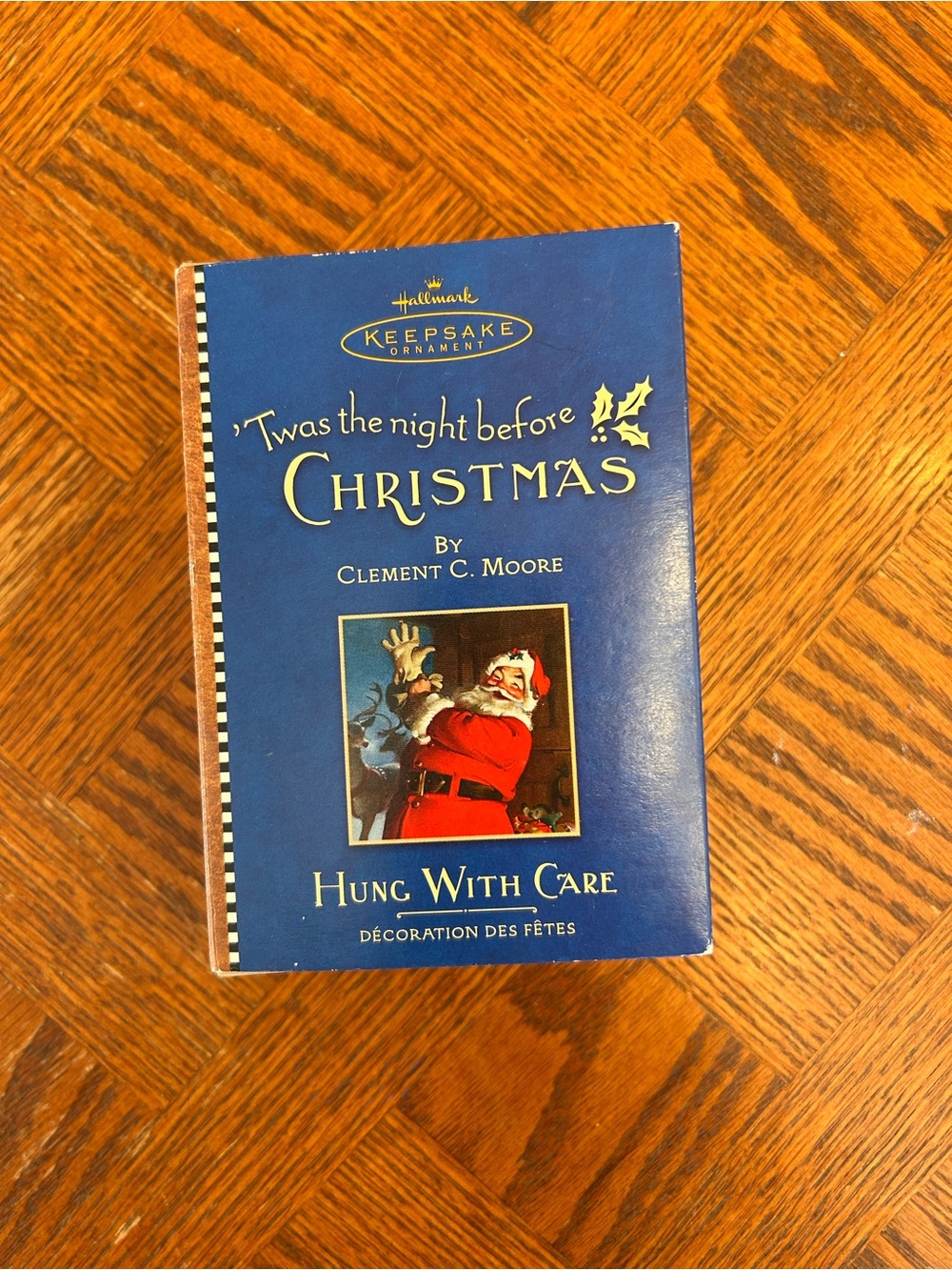 2001 Hallmark Keepsake Ornament Twas The Night Before Christmas Vol 2 Hung Care